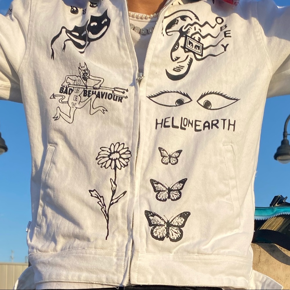 Obey zip up